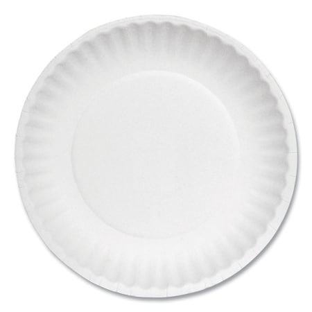 Ajm Packaging Paper Plate, 6", White, PK1000 40111